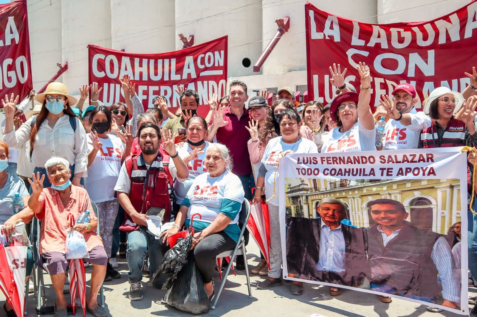 Apoyo a Luis Fernando Salazar en Coahuila