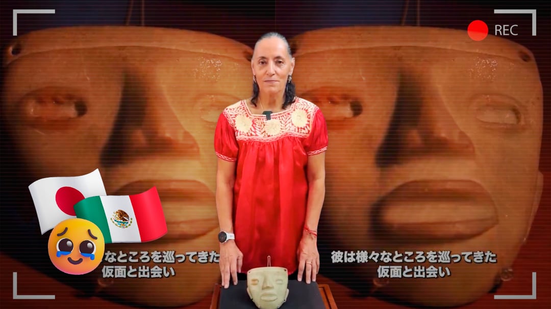 Japonés devuelve a México una máscara prehispánica porque “era lo correcto”