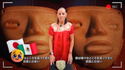 Japonés devuelve a México una máscara prehispánica porque “era lo correcto”