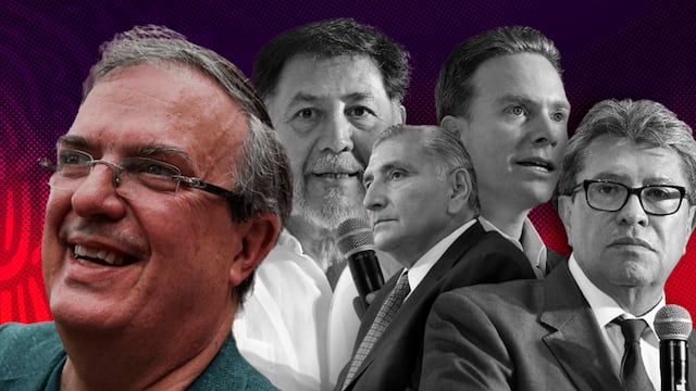 Marcelo Ebrard que la encuesta de Morena se definirá entre él y Claudia Sheinbaum, por lo que ninguneó a las otras corcholatas