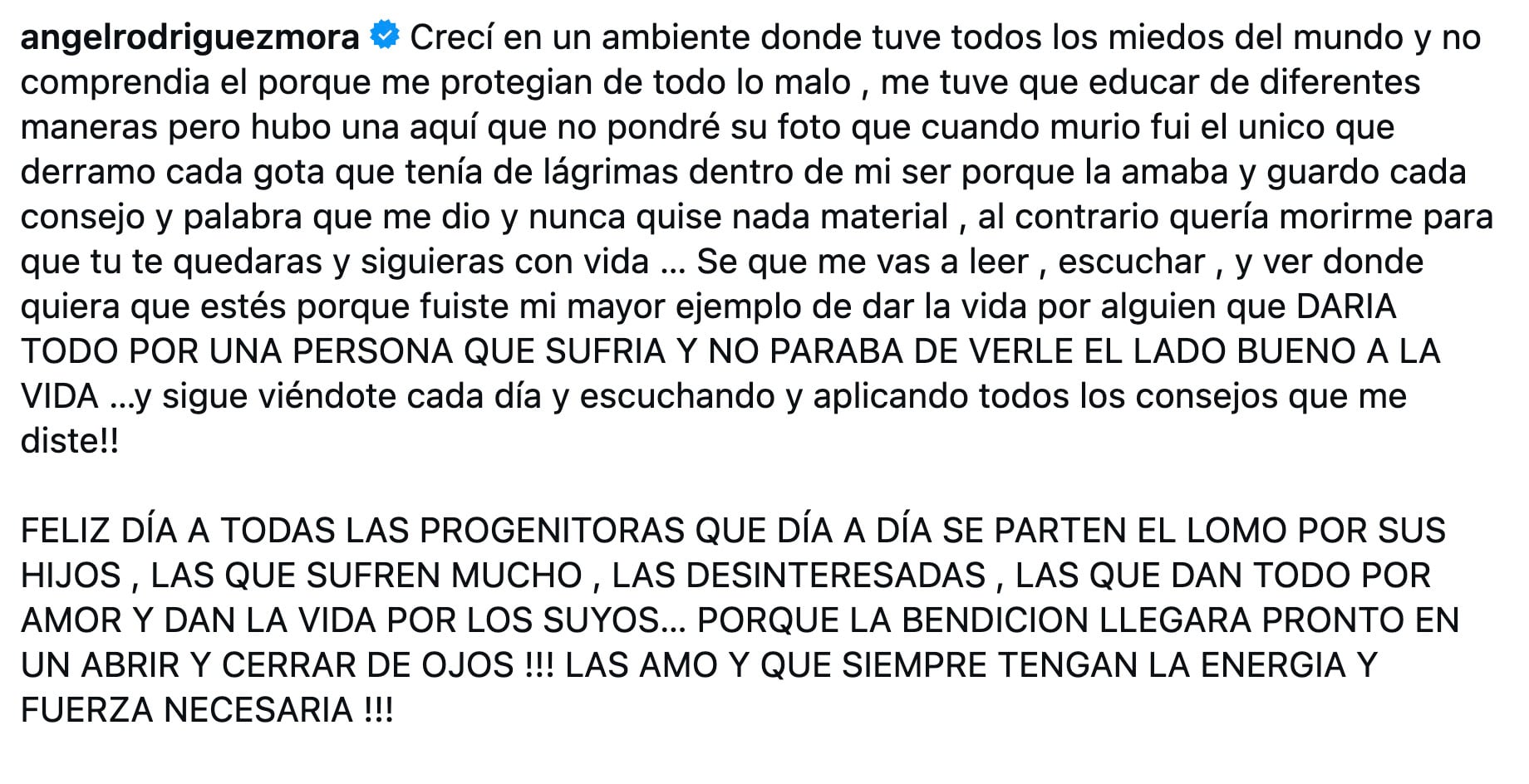 El último video de Ángel Rodríguez Mora antes del presunto asesinato de sus padres