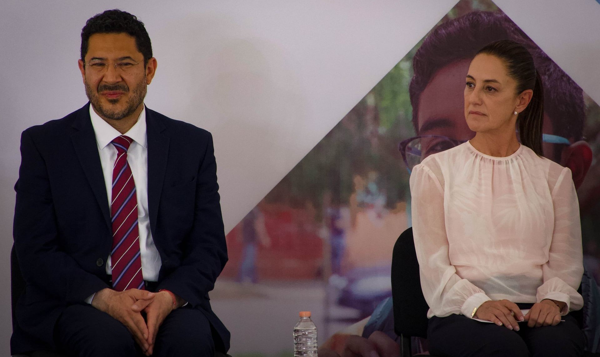 Claudia Sheinbaum y Martí Batres