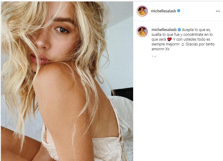 Michelle Salas agradece el apoyo por opinión sobre serie.