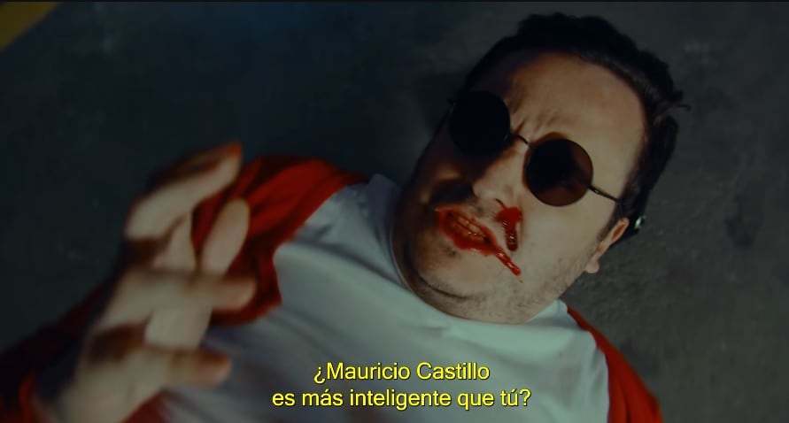 Richardo O'Farrill tras ser golpeado por Adal Ramones.