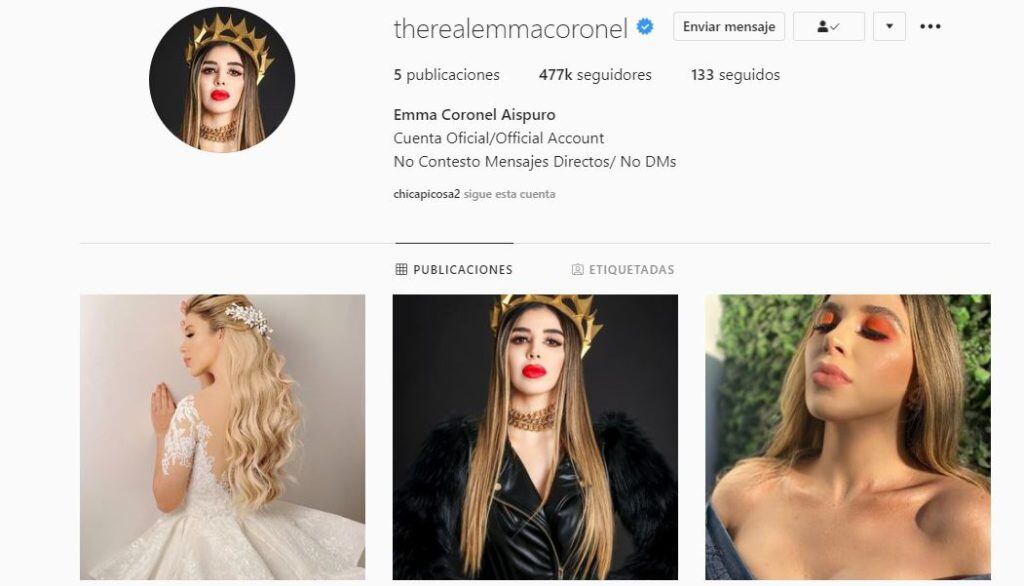 Las últimas fotos de Emma Coronel