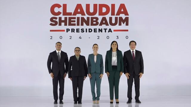 Gabinete de Claudia Sheinbaum presentado hoy 4 de julio