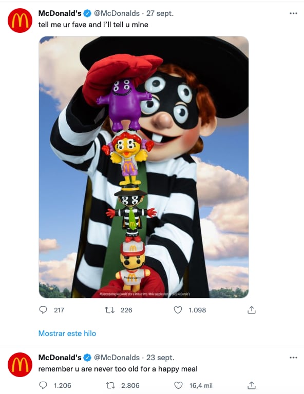 McDonald's anuncia Cajita Feliz para adultos