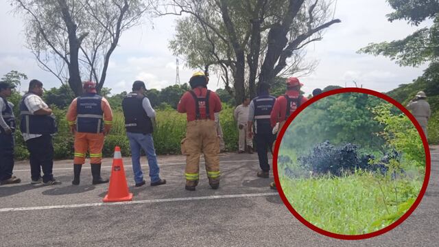 Fuga de petróleo en ducto de Tabasco