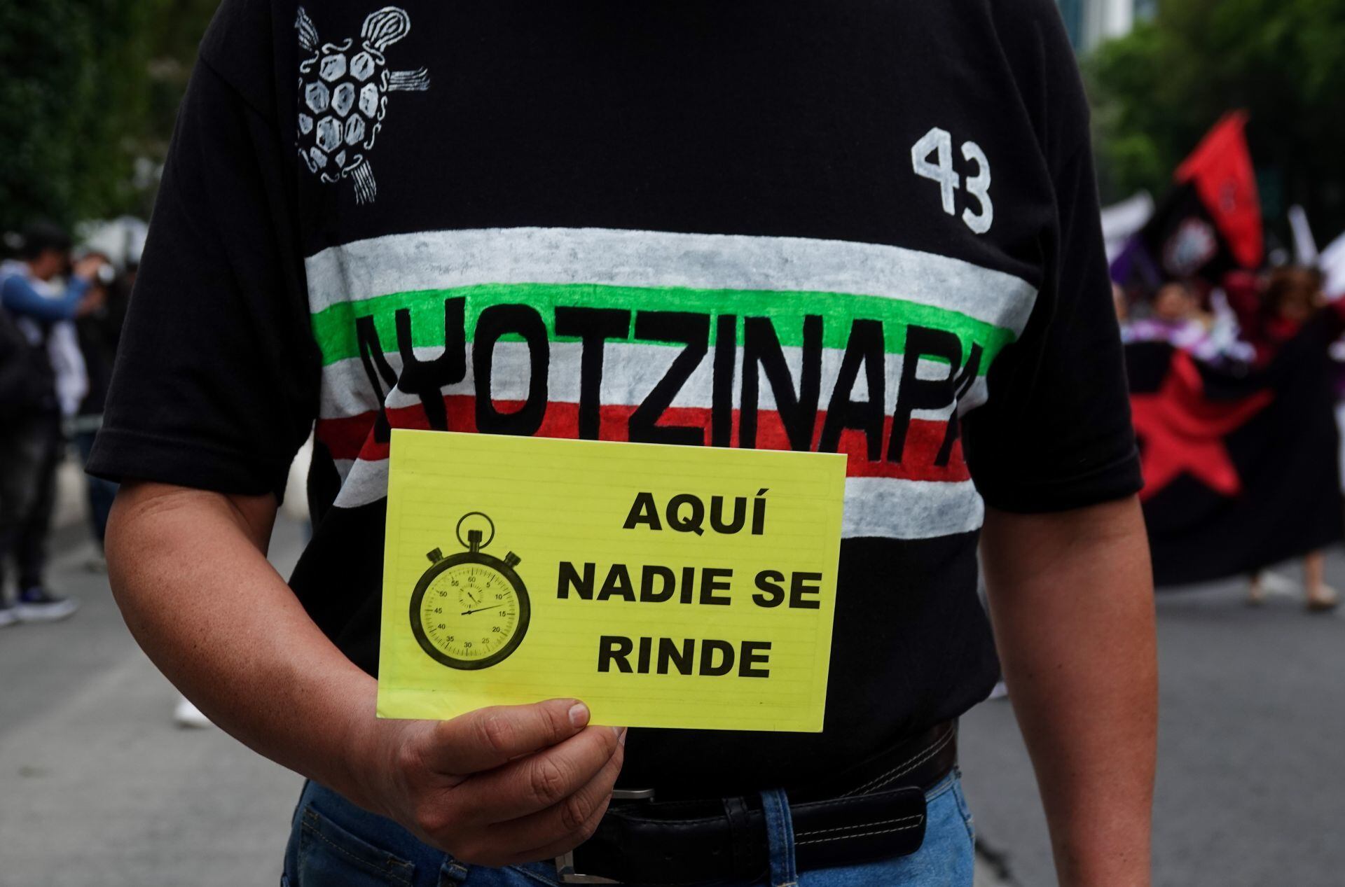 Protesta por Ayotzinapa