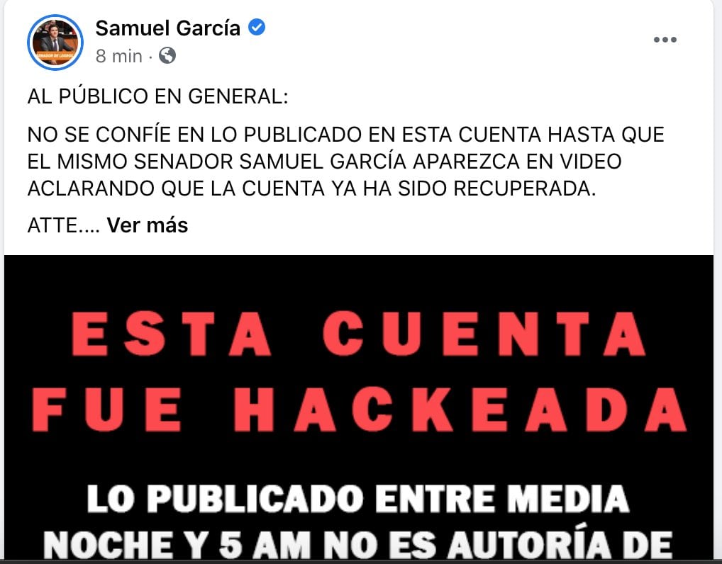 Que lo hackearon