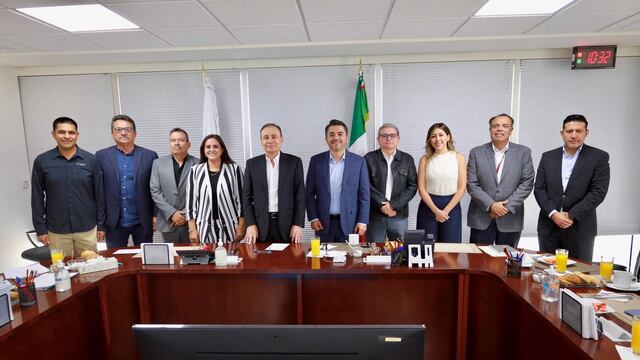 Alfonso Durazo se reunió con Efraín Morales López, titular de Conagua
