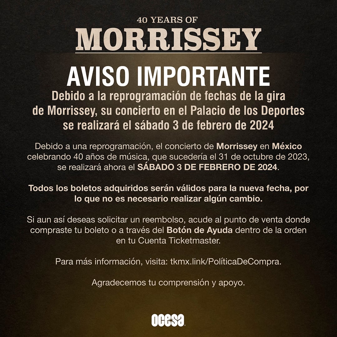 Morrissey en México