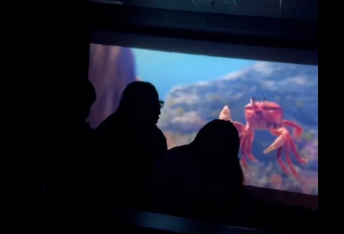 Pelea en la película de La Sirenita