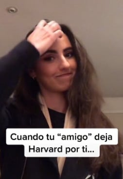 Aparece joven por la que tiktoker dice que dejó Harvard
