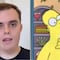 ¿Ibai Llanos u Homero Simpson? La foto sin barba del face reveal resultó perturbadora