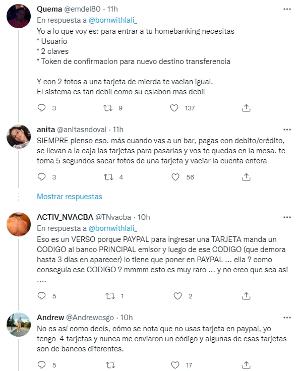 Comentarios a los audios filtrados de la tiktoker que estafó a sus amigas