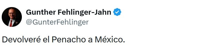 Penacho de Moctezuma podría regresar a México después de 2028