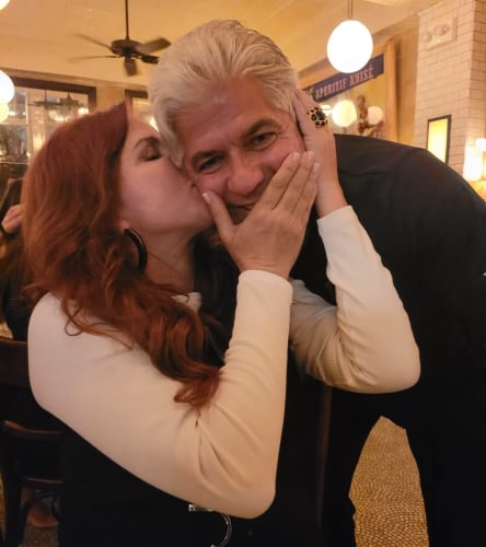 María Celeste Arrarás y Raúl Quintero