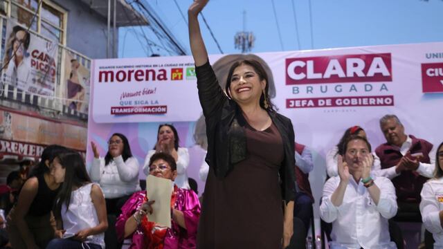 Clara Brugada, candidata a la jefatura de gobierno