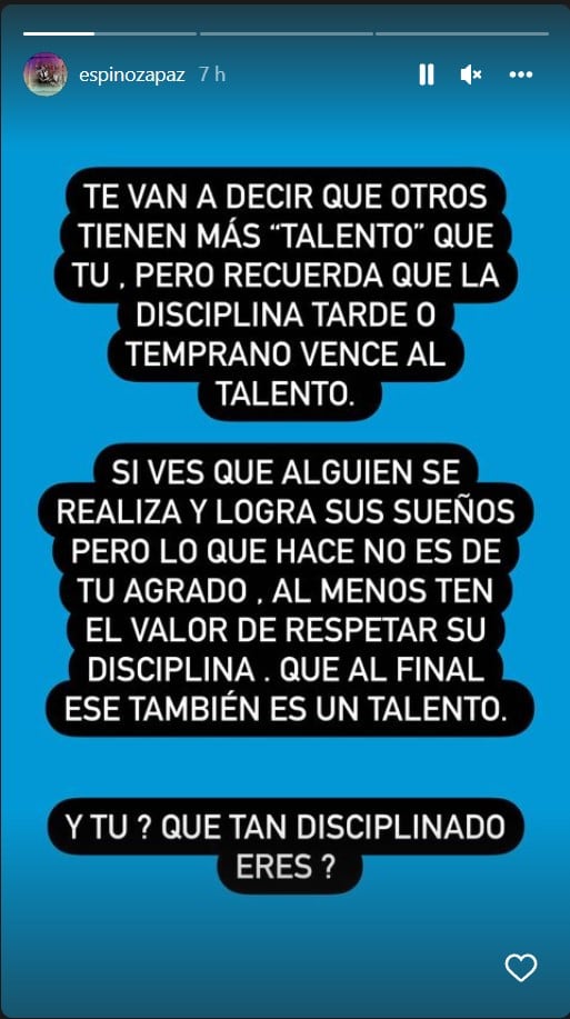 Post de Espinoza Paz