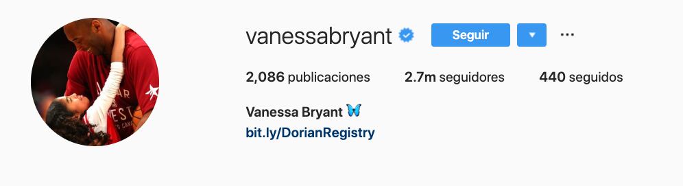 Vanessa volvió a Instagram
