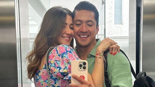 La senadora Paloma Sánchez y el conductor Uriel Estrada se comprometieron