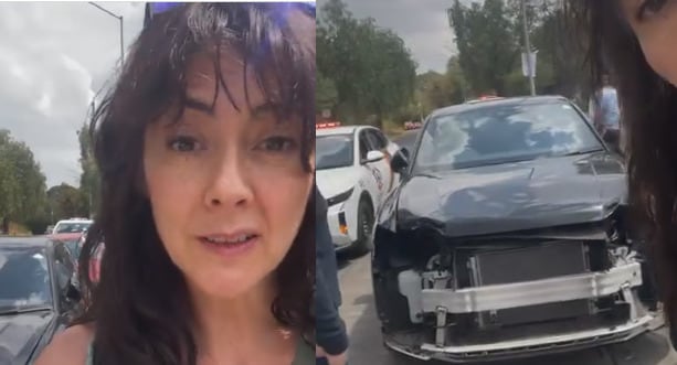 Ellos serían los dos ladrones que dejaron en tabiques el carro de la actriz Verónica Jaspeado