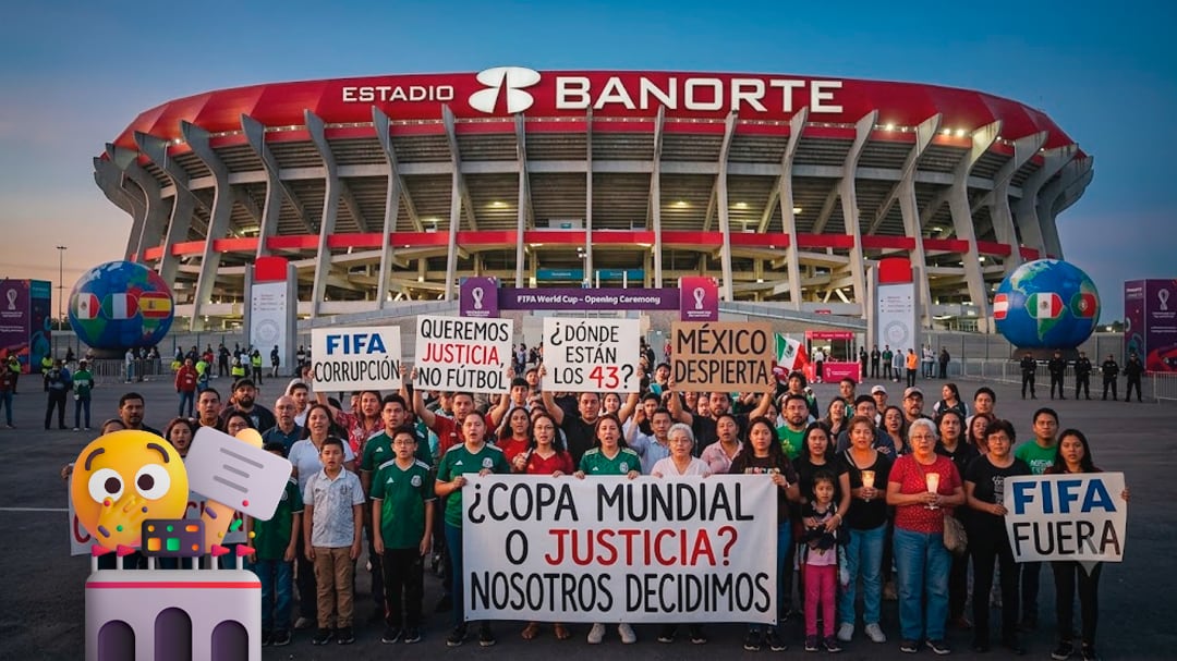 La inauguración del Mundial llega con protestas en la Ciudad de México
