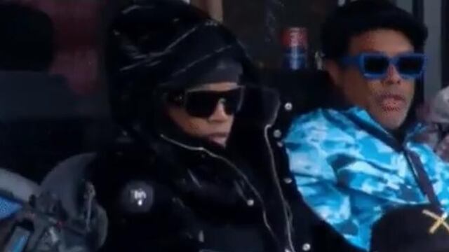 Ronaldinho se "moría de frío" en su visita al Toronto FC en la MLS.