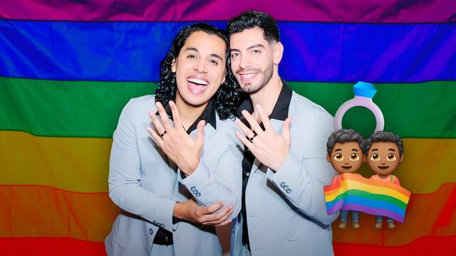 Jhonny Caz ya se casó con Jonathan Bencomo por lo civil