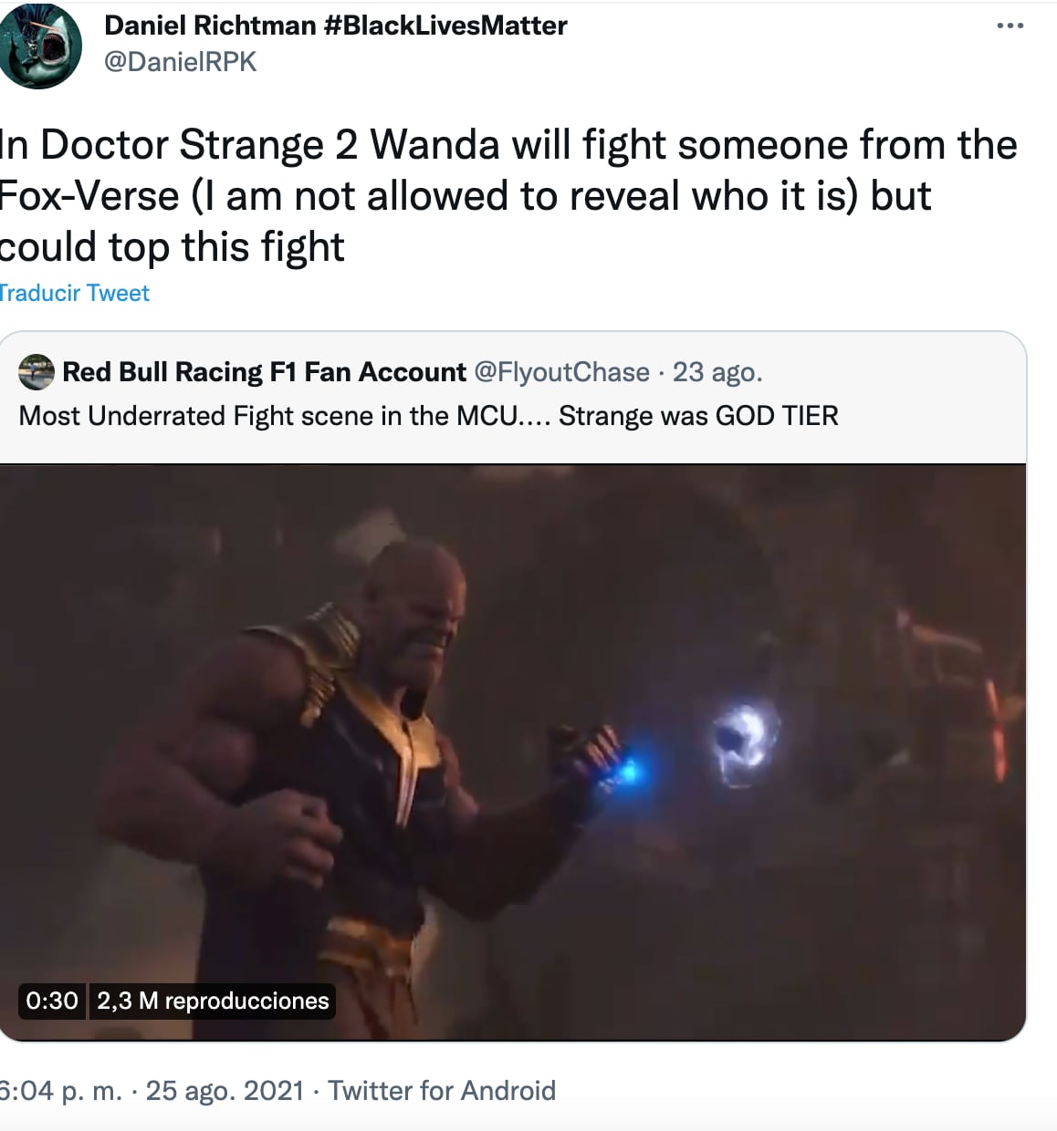 Rumores de una batalla entre Wanda y un personaje de Fox