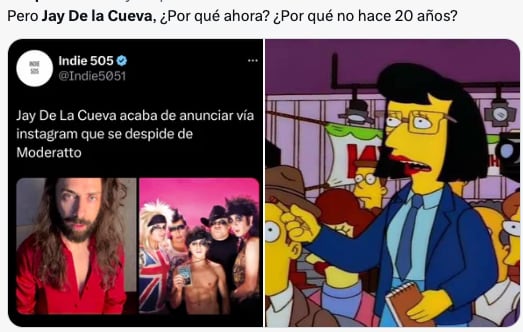 Jay de la Cueva deja Moderatto y los memes no están soportando
