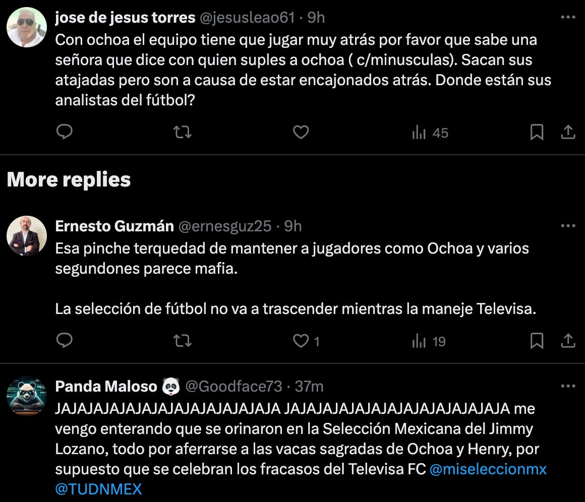 Comentarios sobre la declaración de David Faitelson
