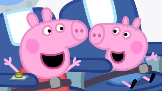 El viaje en avión de Peppa Pig