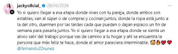 Jacky Ramírez dedica mensaje a La Flaca, el miembro de CJNG asesinado.