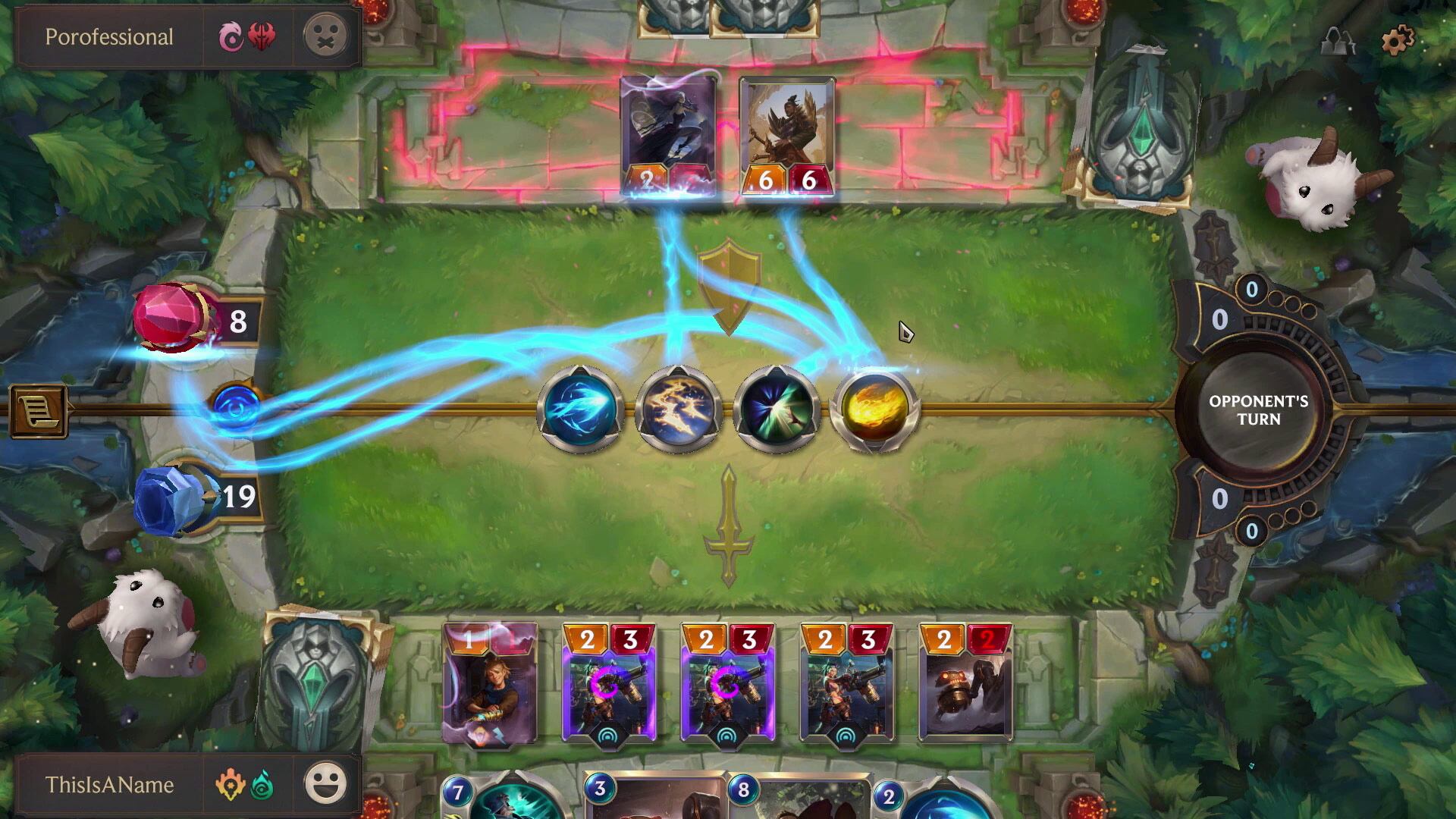 Legends of Runeterra gameplay