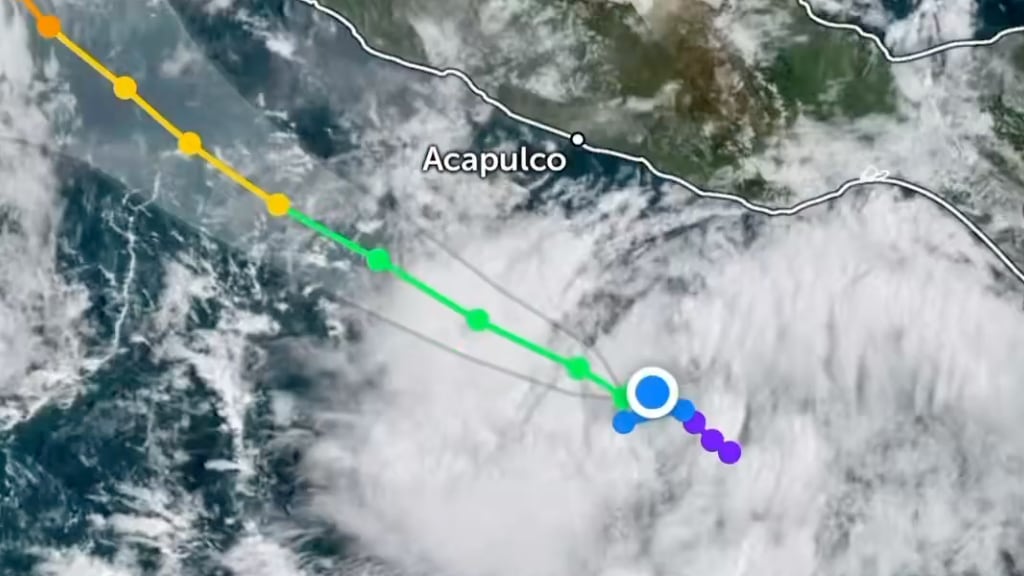Trayectoria de Rachel: se convertiría en huracán esta semana en el Pacífico