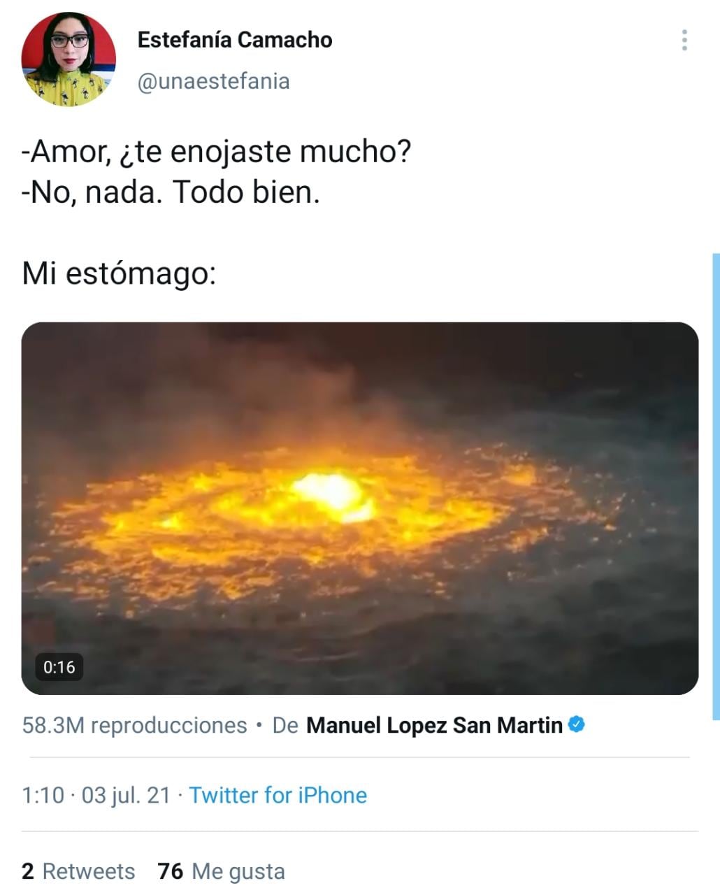 Meme sobre explosión de Pemex