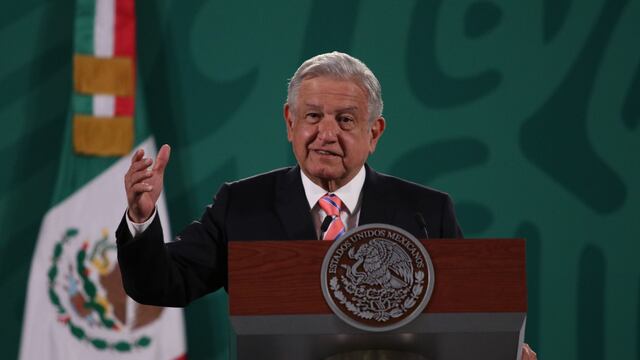 AMLO en su conferencia mañanera