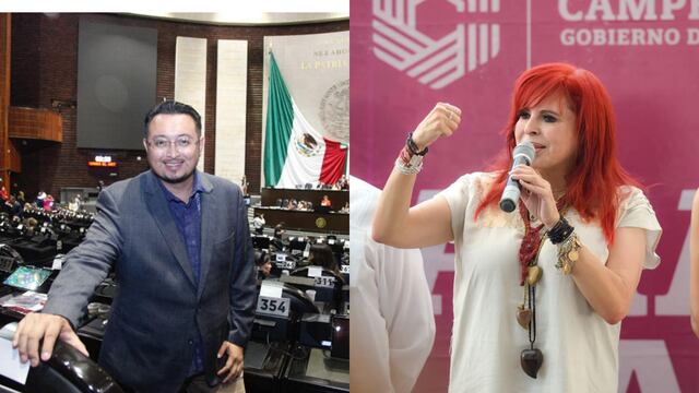 Layda Sansores y José Luis Flores