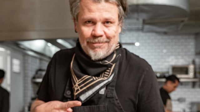 El chef Poncho Cadena