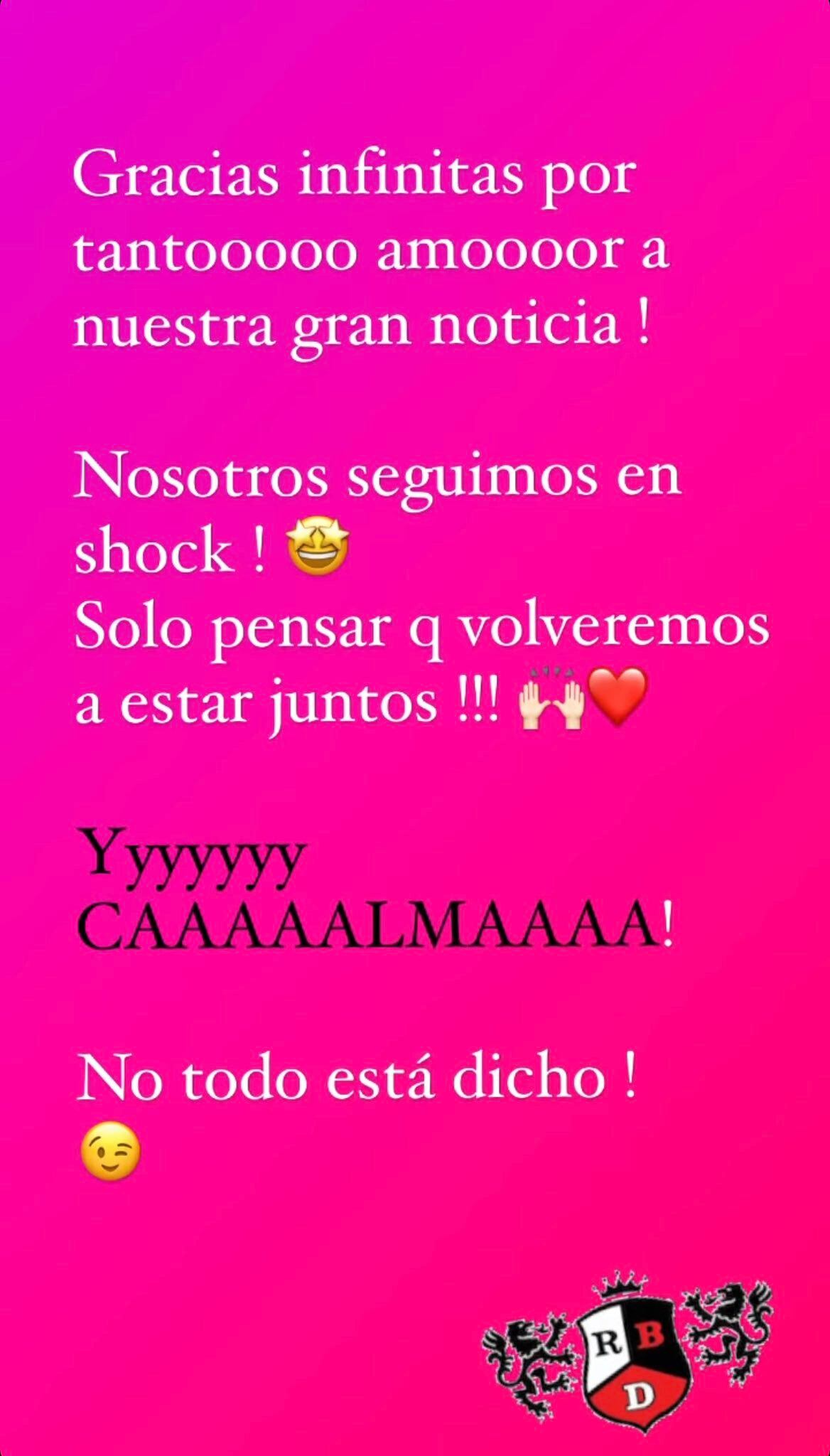 Anahí da esperanza de que RBD tenga más fechas.