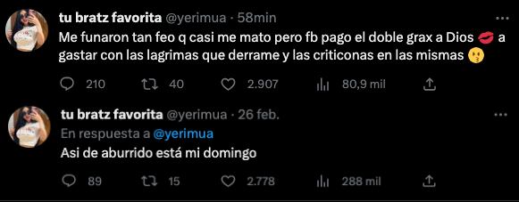 Yeri Mua se pelea con Brian Villegas por diversión