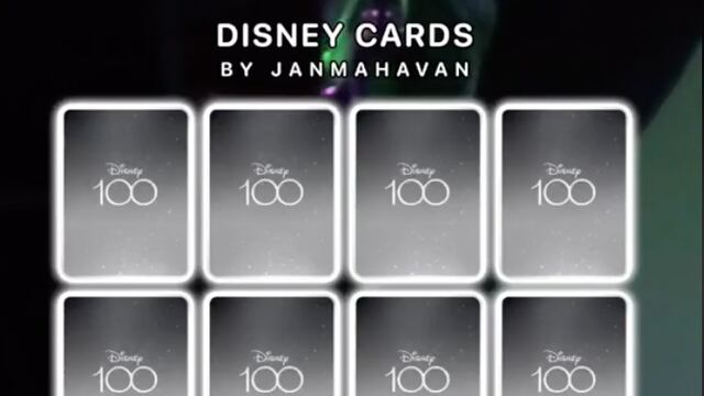 Este filtro de cartas Disney 100 años en TikTok, te daría las que te hacen falta