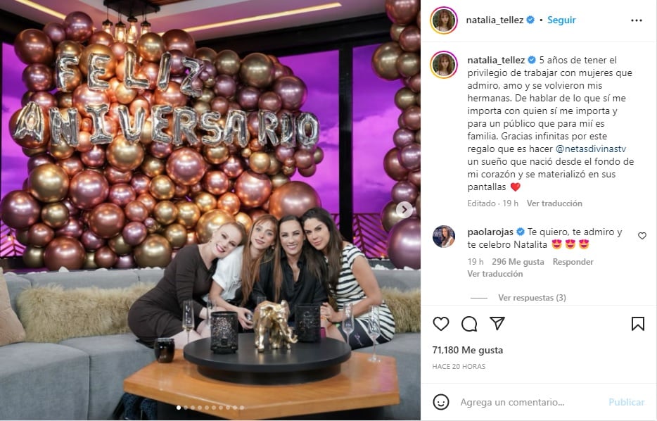 Natalia Téllez y Netas Divinas