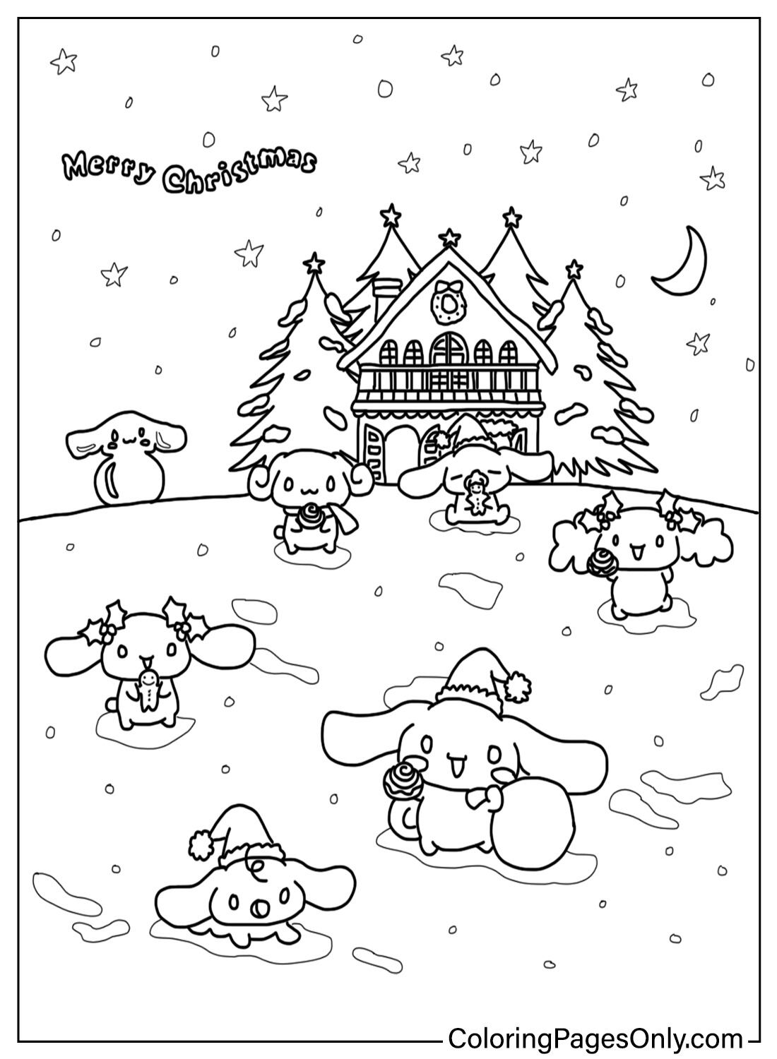 Dibujos de Cinnamoroll para Navidad 2024