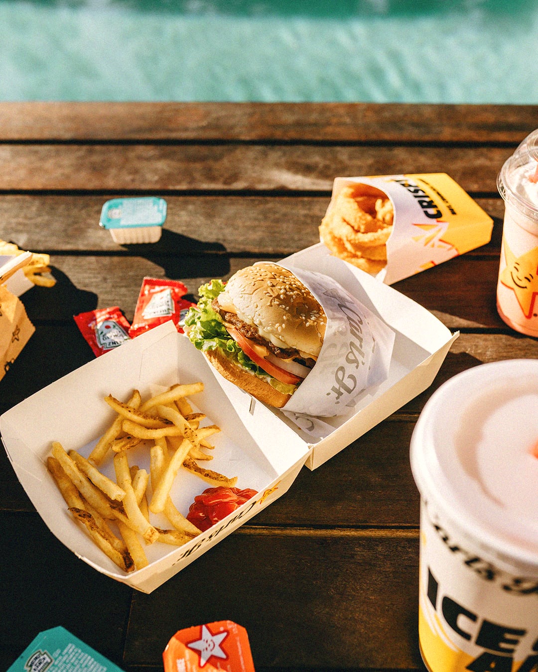 Hamburguesa de Carl's Jr.