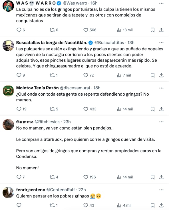 Video de pulquería en donde pusieron Frijolero de Molotov para correr a gringos, genera críticas