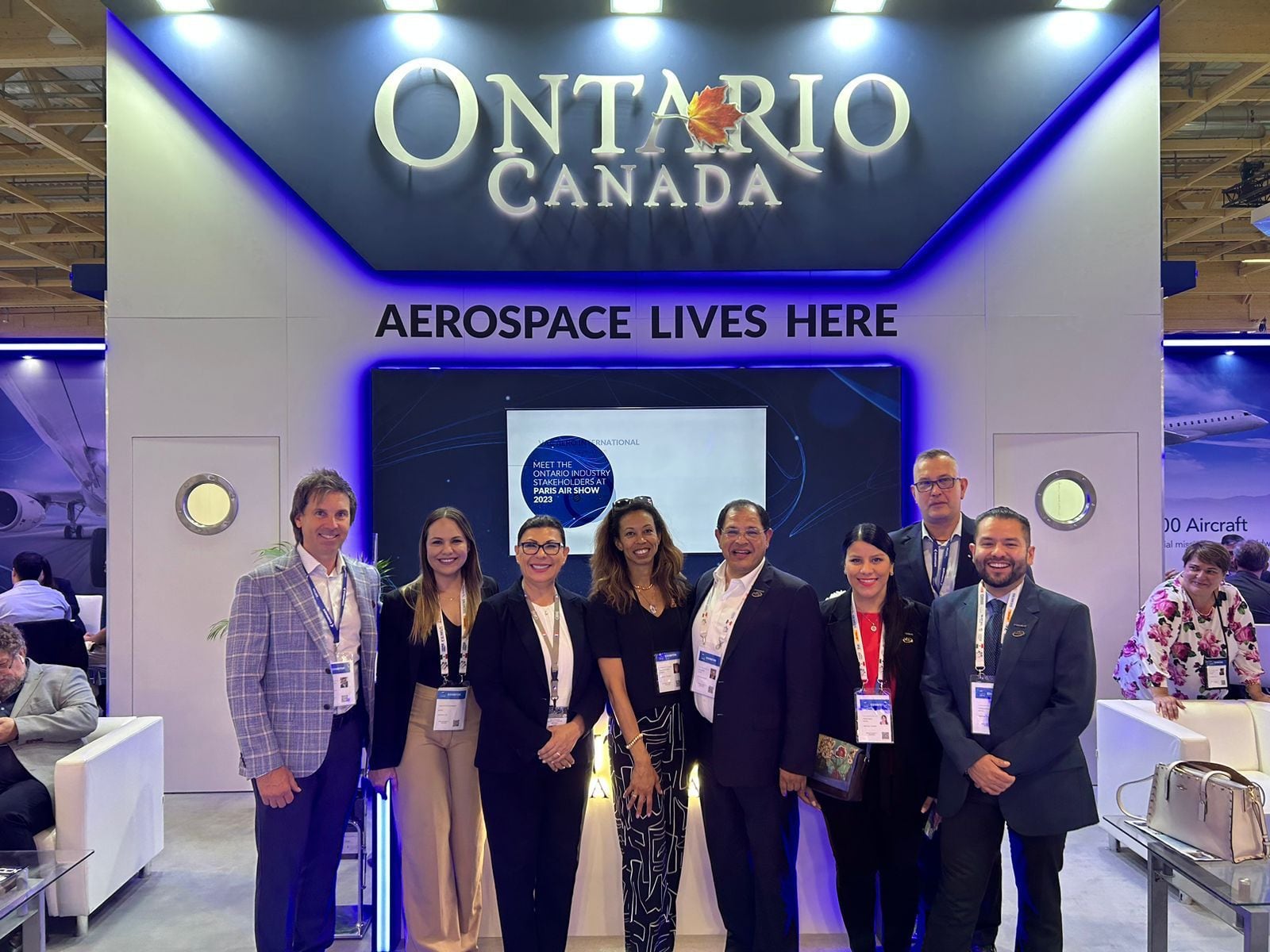Alfonso Durazo participa en Paris Airshow