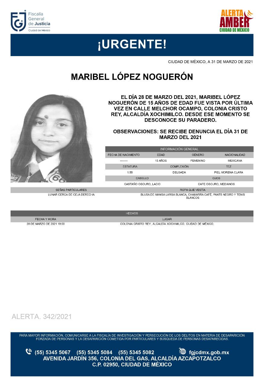 Ficha de búsqueda de Maribel